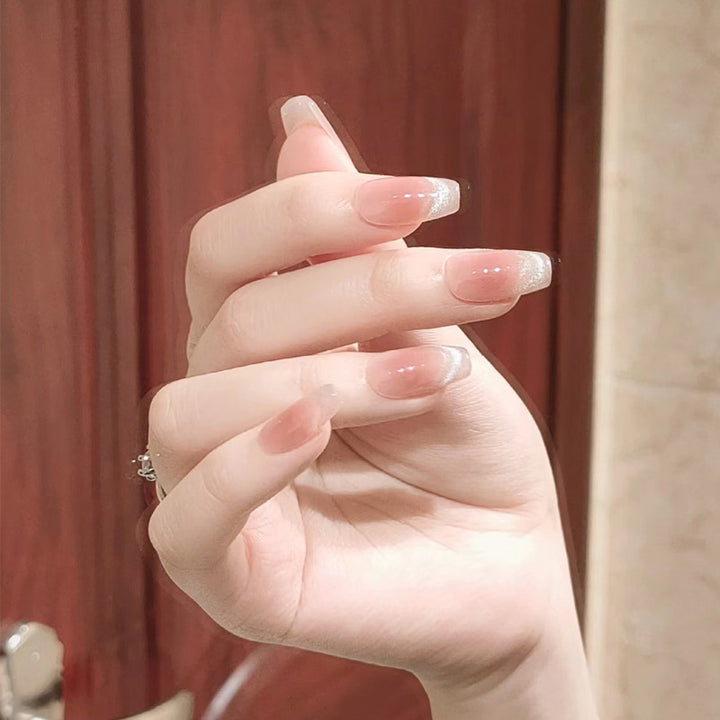 Elegant French Tip Press-On Nails Kalsten 1789389459