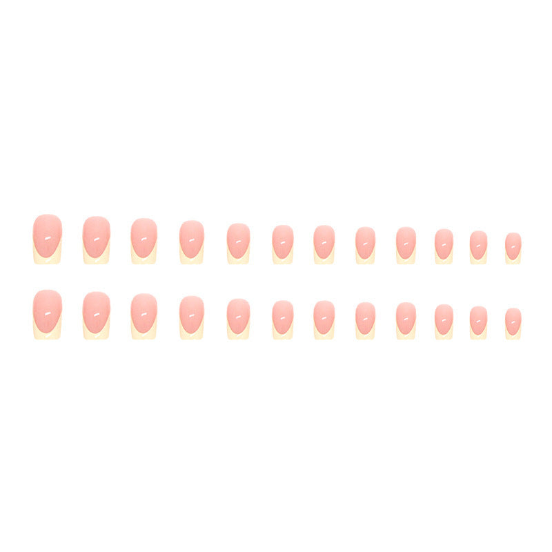 Elegant French Tip Nail Art Extensions Kalsten