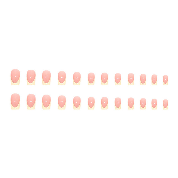 Elegant French Tip Nail Art Extensions Kalsten
