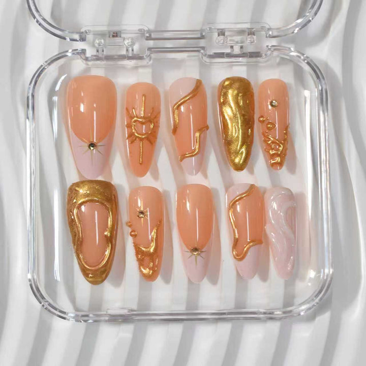 Premium Artistic Press-On Nail Extensions Kalsten
