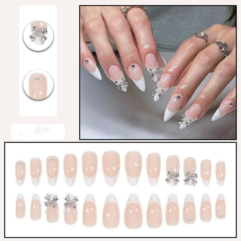Glamorous artificial nail tips with elegant decorations Kalsten