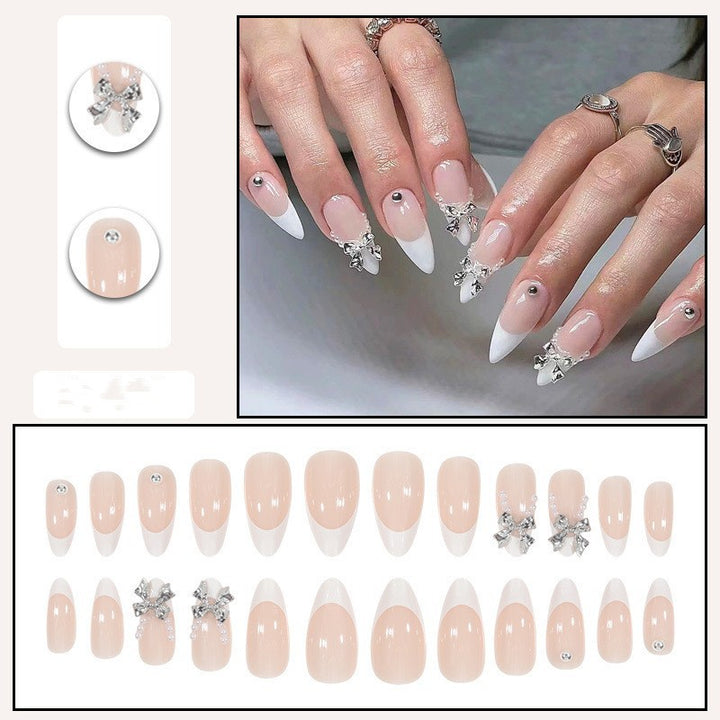 Glamorous artificial nail tips with elegant decorations Kalsten