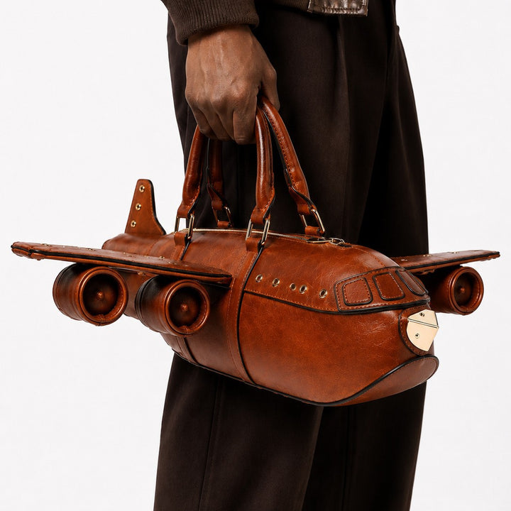 Airplane-Inspired Handbag