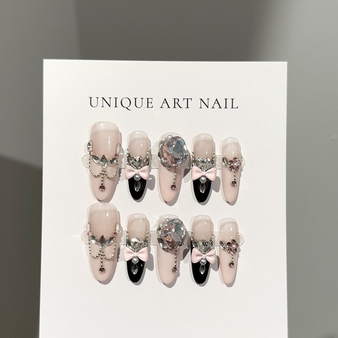 Luxury Decorative Press-On Nail Collection