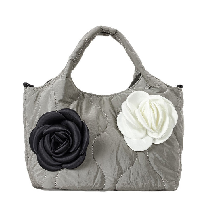Floral Embellished Quilted Handbag