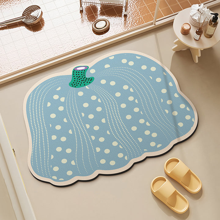 Decorative Pumpkin Shaped Area Mat