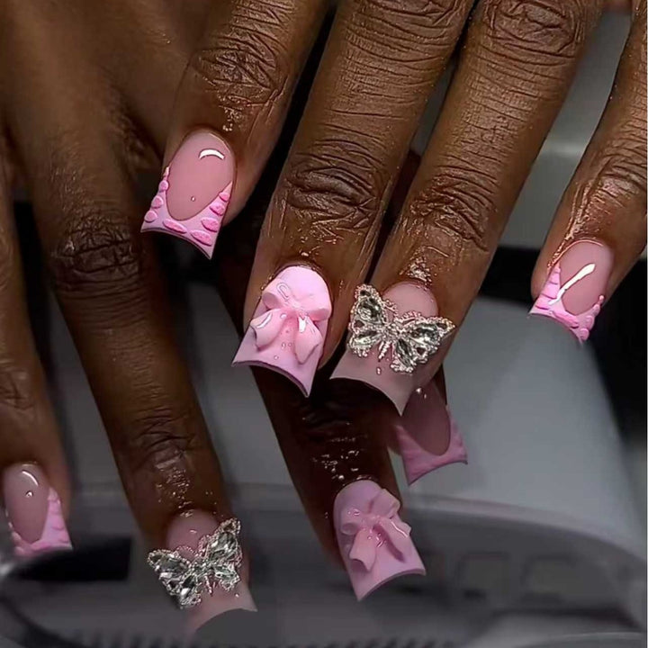Decorative Butterfly-Inspired Nail Enhancements Kalsten