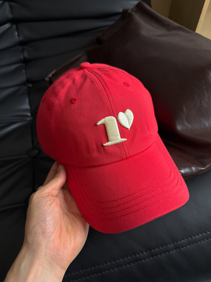 Embroidered Love Graphic Cap
