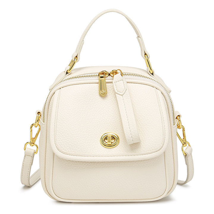 Textured Vegan Leather Crossbody Handbag Kalsten