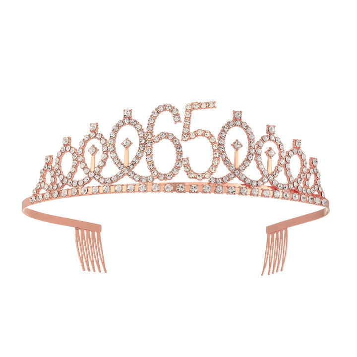 Women's Crystal-Embellished Tiara with Elegant Design Kalsten
