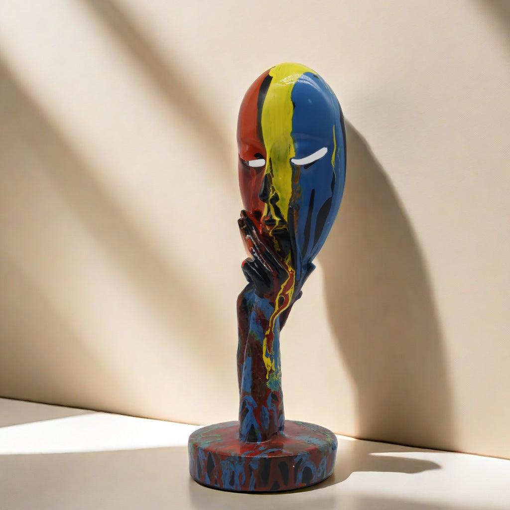 Artful decoration in the form of a thoughtful figure Kalsten
