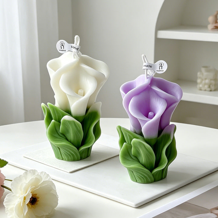 Calla Lily Decorative Candle