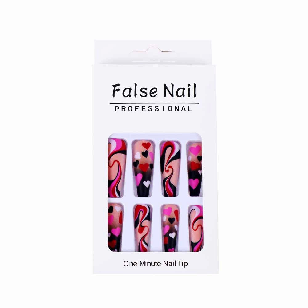 Creative Heart Pattern Art Nails Kalsten