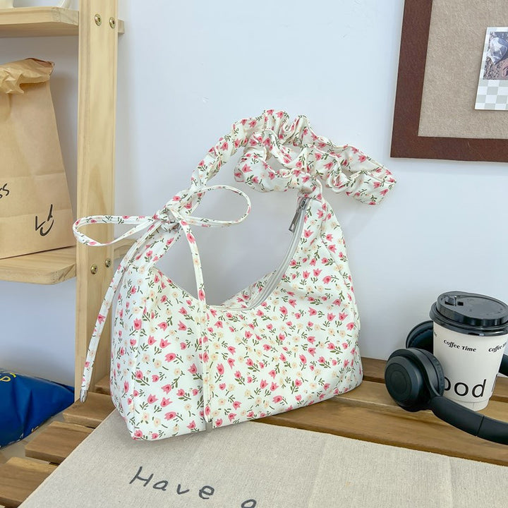 Elegant Floral Print Sling Bag