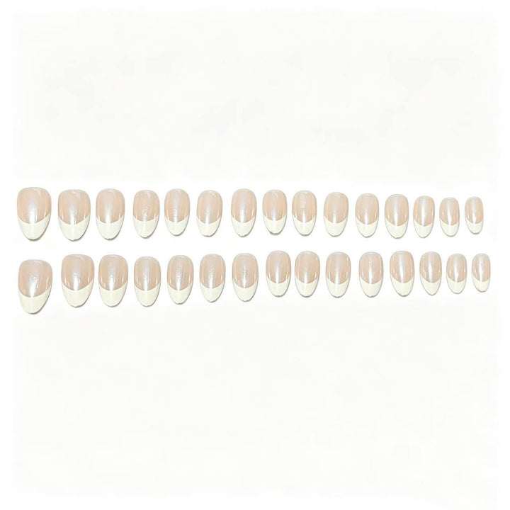 Elegant French Tip Nail Art Set Kalsten
