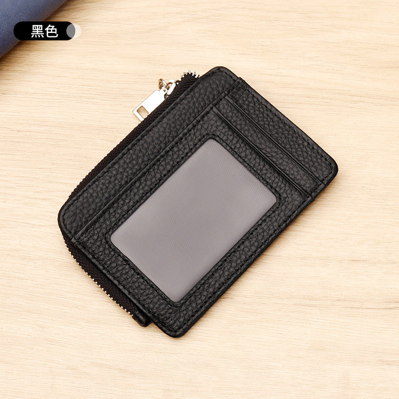 Zippered Leather Cardholder kalsten