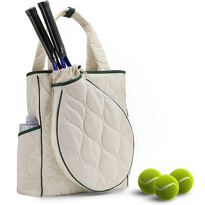 Sporty tennis bag with integrated racket and accessory compartment Kalsten