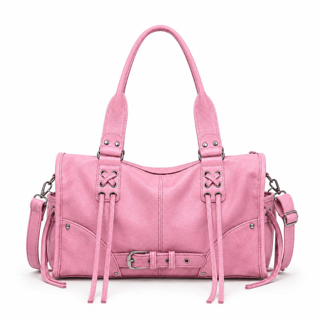 Elegant Structured Leather Handbag