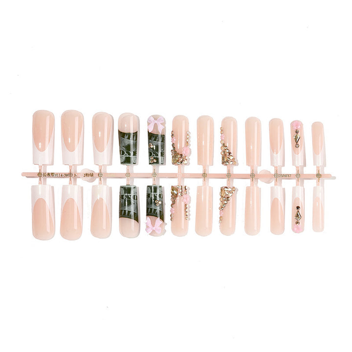 Acrylic Nail Set with Luxurious Decorations Kalsten
