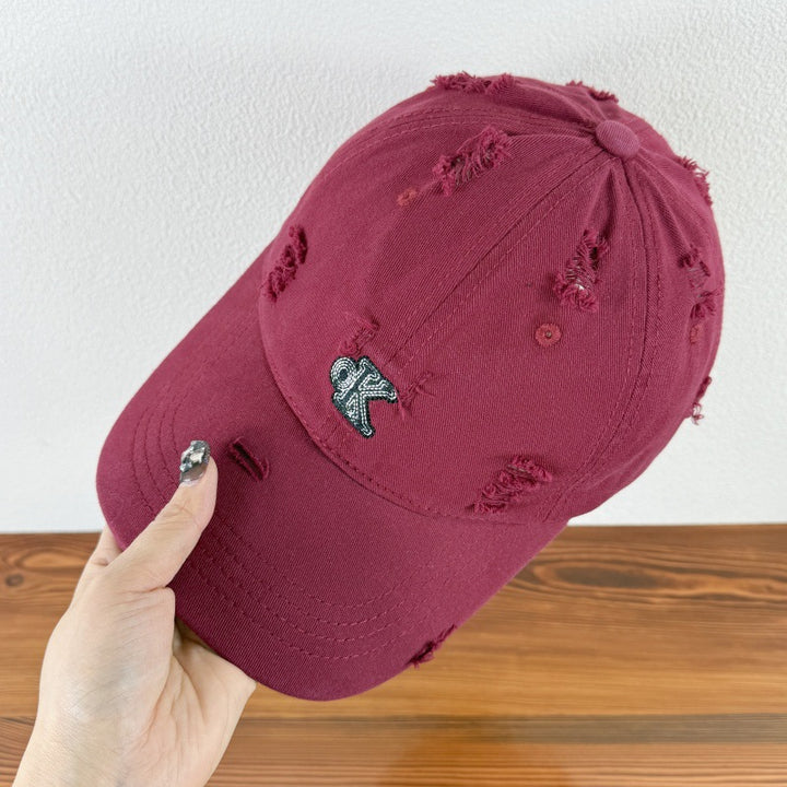 Men's Distressed Adjustable Baseball Cap Kalsten