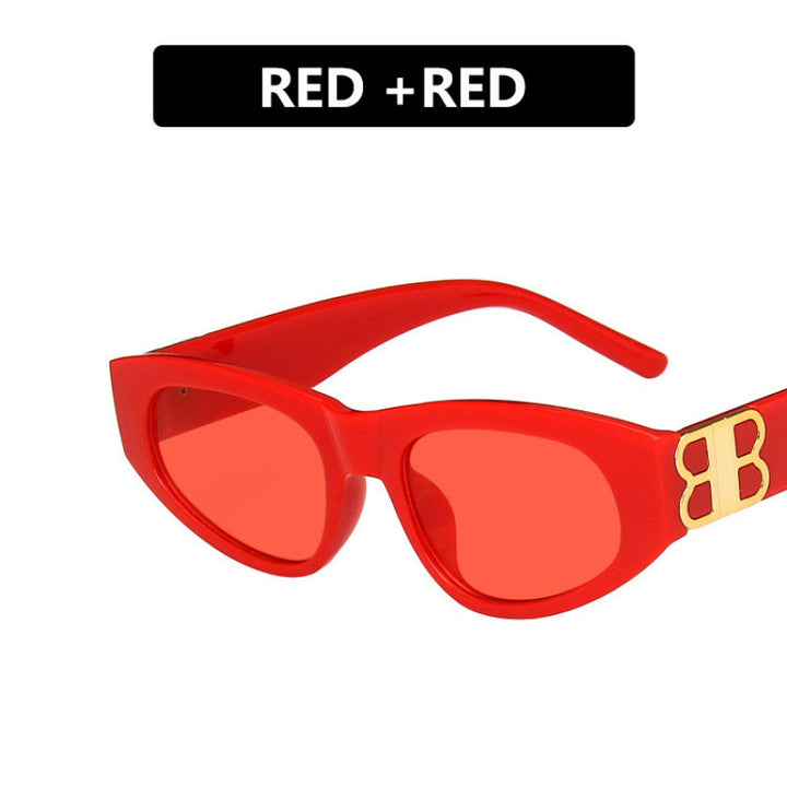 Ladies stylish cat-eye sunglasses with modern leopard pattern Kalsten