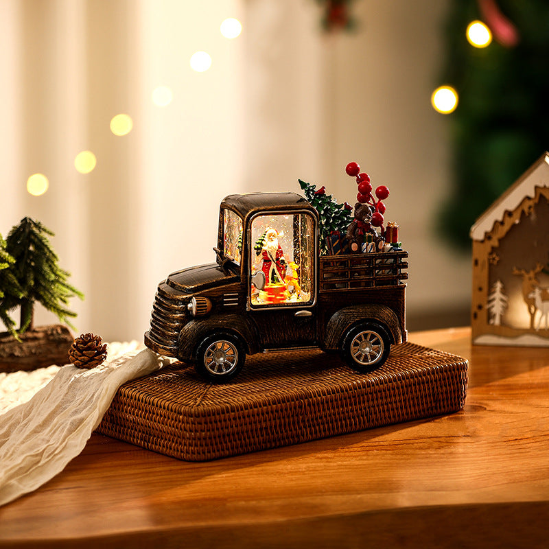 Decorative truck model with Christmas lighting Kalsten