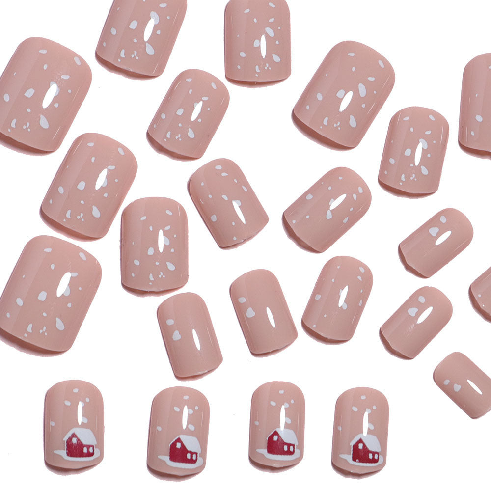 Festive Holiday-Themed Press-On Nail Art Kalsten