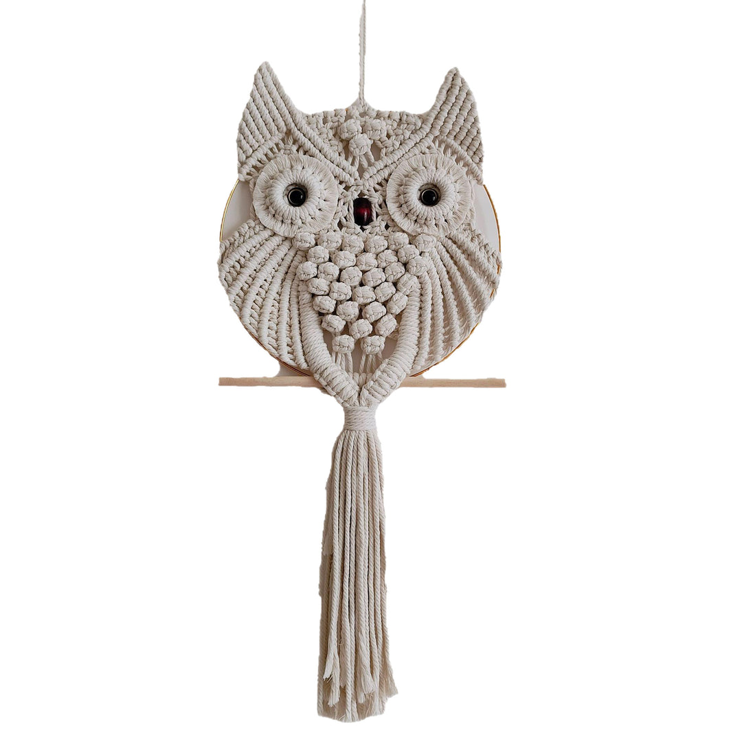 Macrame Owl Wall Art