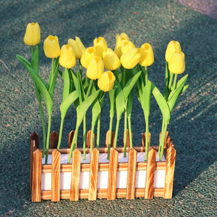 Decorative Faux Tulip Planter