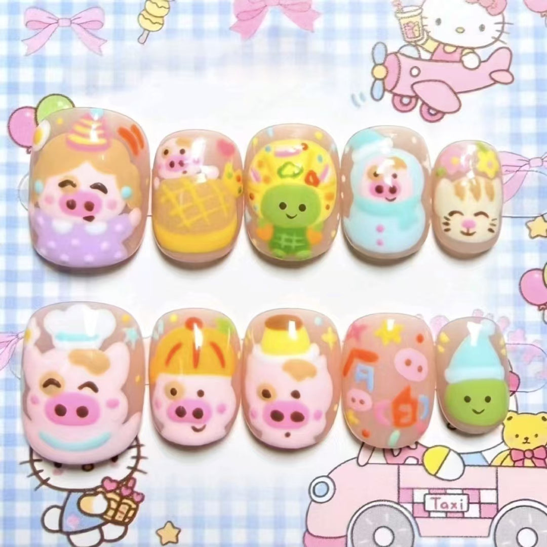 Artistic Character Nail Art Set Kalsten