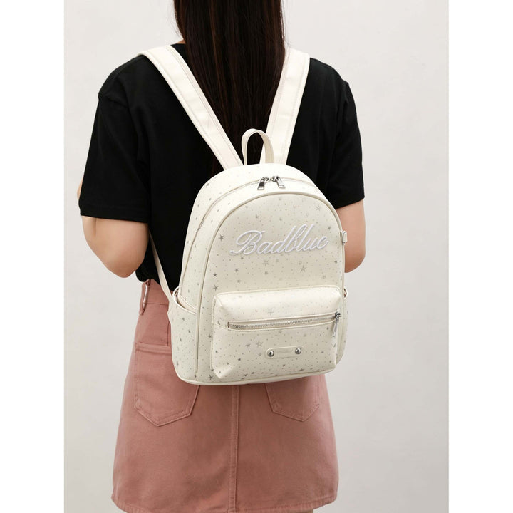 Star-Embellished Casual Backpack Kalsten