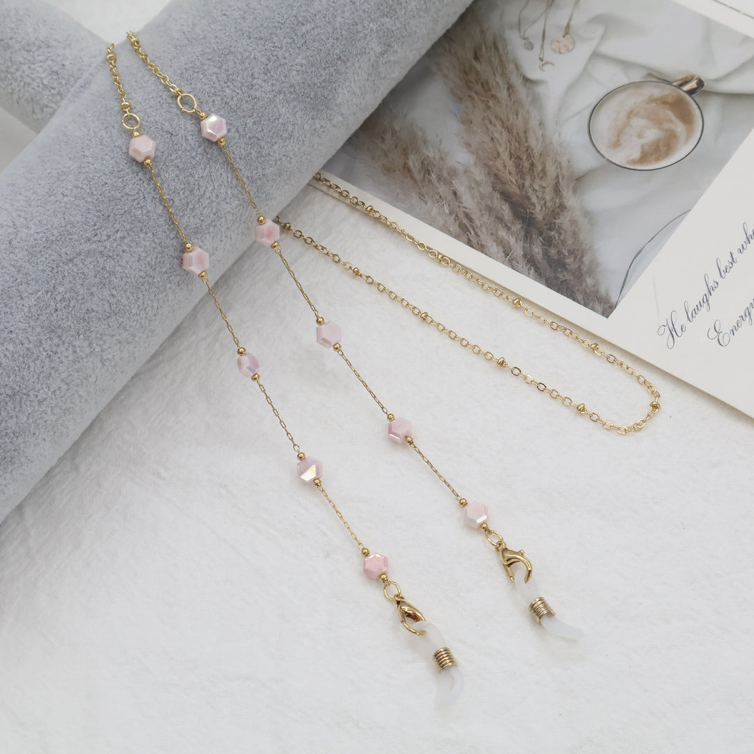 Elegant Gold Chain Necklace with Gemstones Kalsten