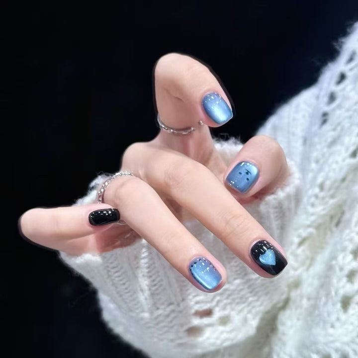 Artistic Heart Pattern Nail Art Extensions Kalsten