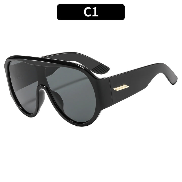 Oversized Shield Sunglasses Classic Style