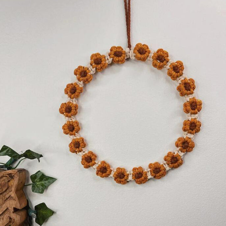 Floral Macrame Hoop Wreath Kalsten