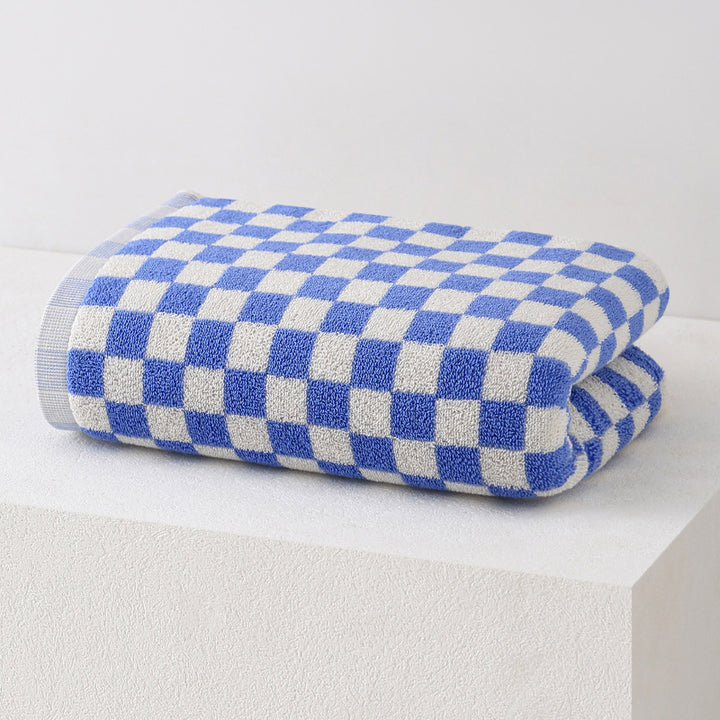 Women Elegant Terry Bath Towel with Striped Pattern Kalsten