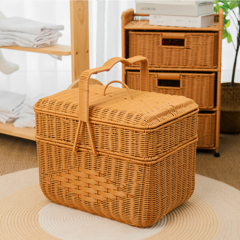 Round Woven Storage Basket Kalsten