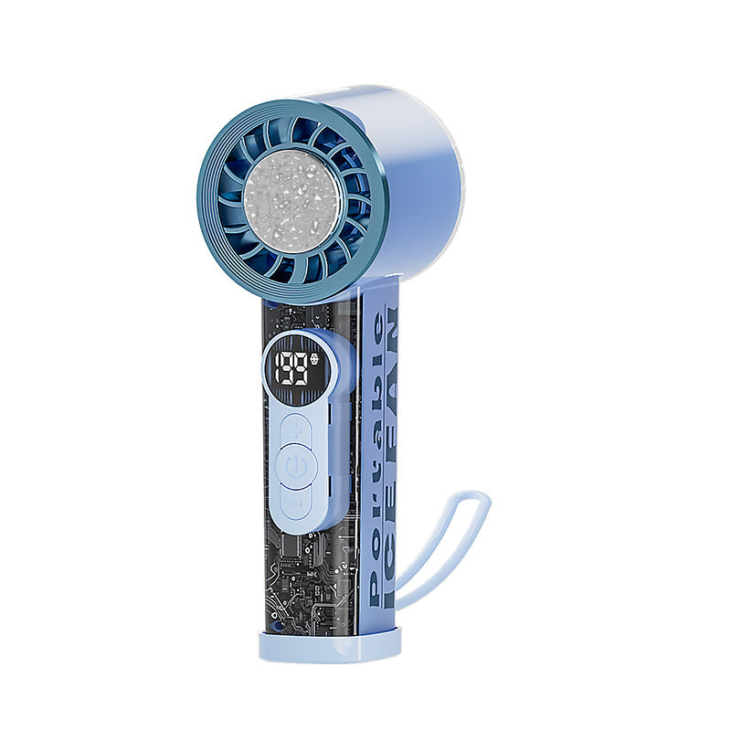 Unisex Portable Hand Fan with Digital Control Kalsten