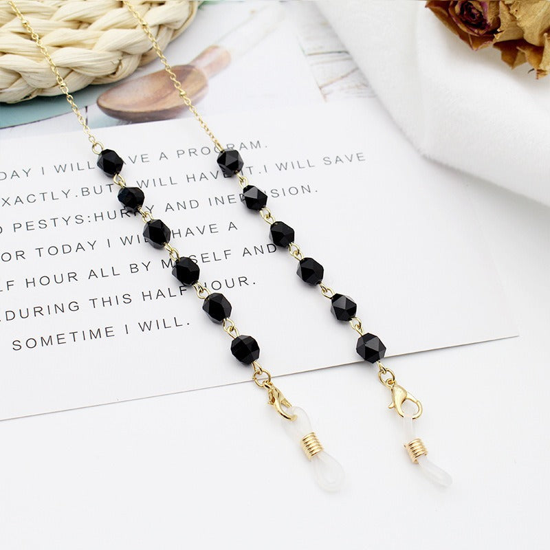 Elegant Crystal-Embellished Eyewear Chain Kalsten 1788159829
