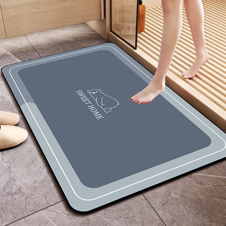 Absorbent Memory Foam Bathroom Mat Kalsten