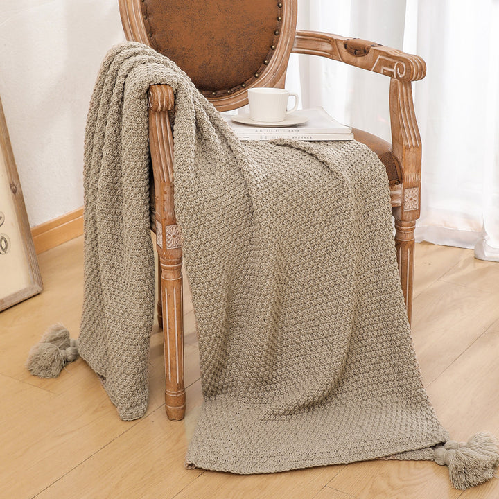 Plush Woven Decorative Throw Blanket Kalsten