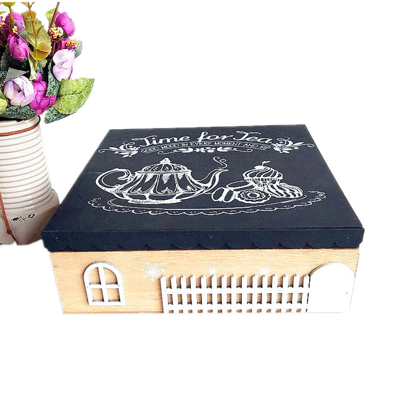 Decorative Wooden Tea Storage Box