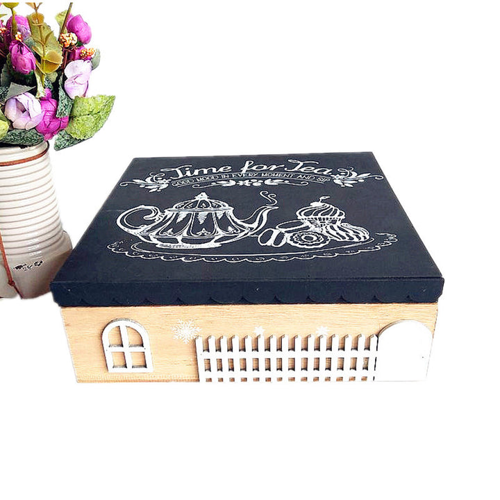 Decorative Wooden Tea Storage Box