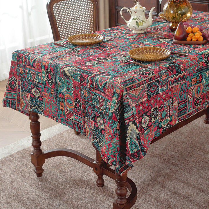 Ornate Floral Tablecloth