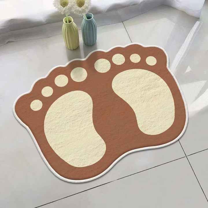 Footprint-Themed Decorative Area Mat Kalsten