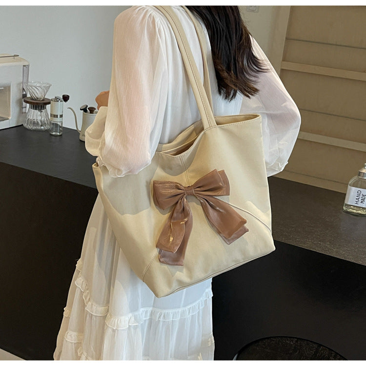 Elegant Bow Detail Tote Bag Kalsten