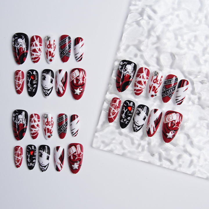 Creative Nail Art Set with Unique Graphics Kalsten