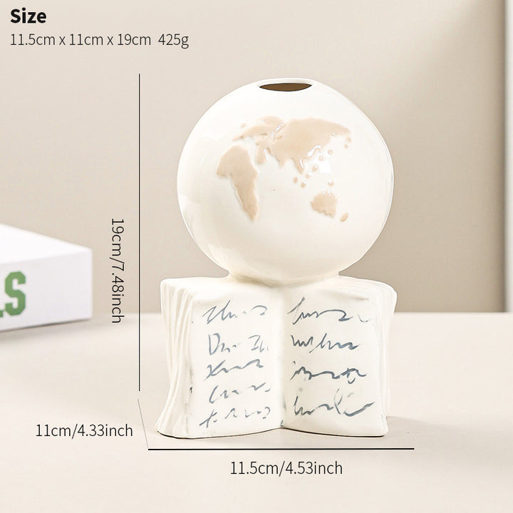 Elegant Ceramic Globe Bank Kalsten