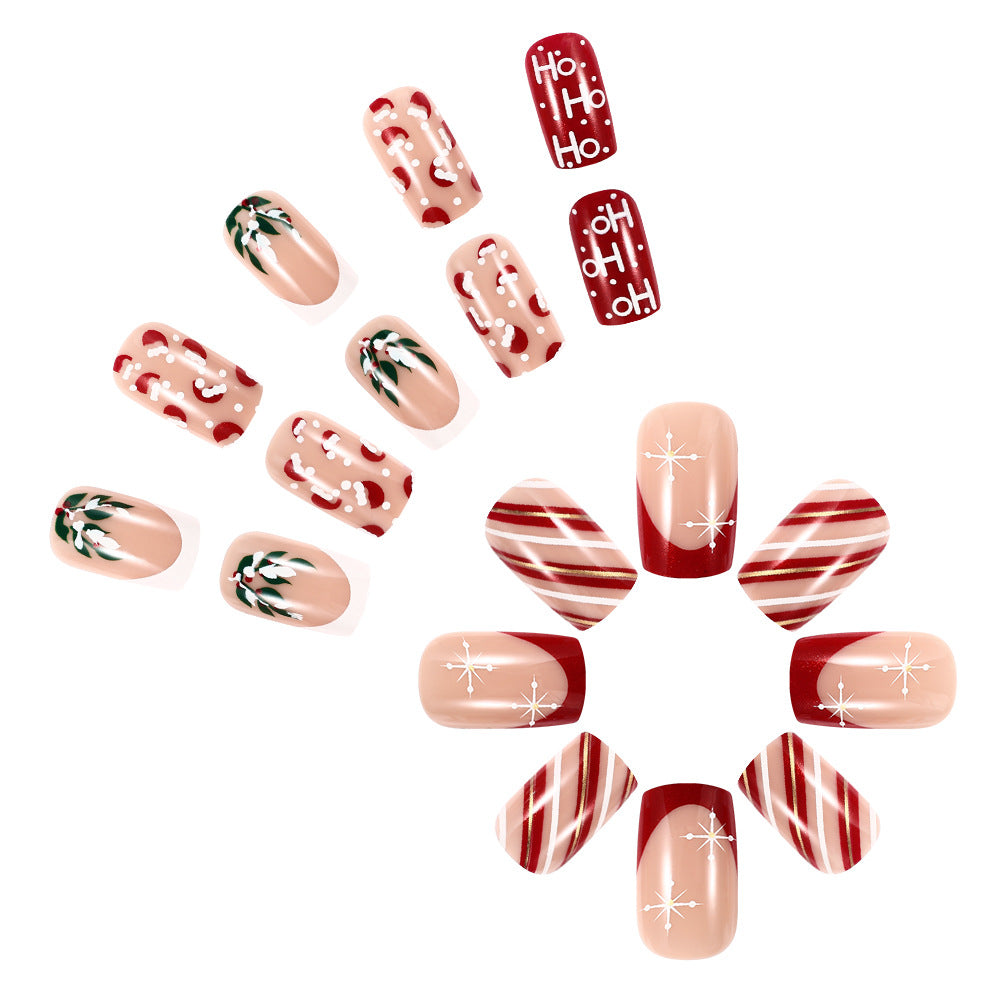 Festive Themed Articulated Nail Set Kalsten