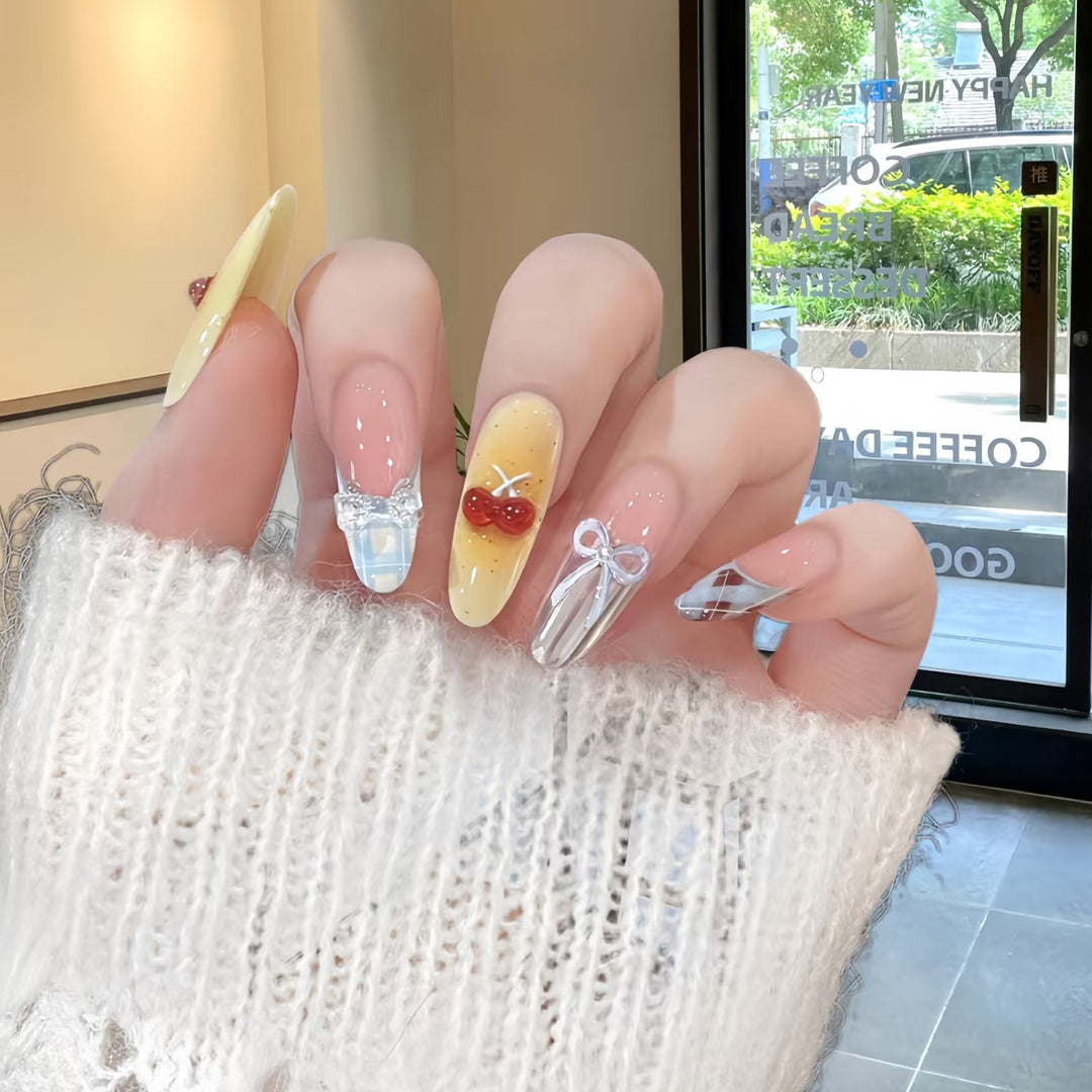 Charming Character-Inspired Press-On Nail Art Set Kalsten